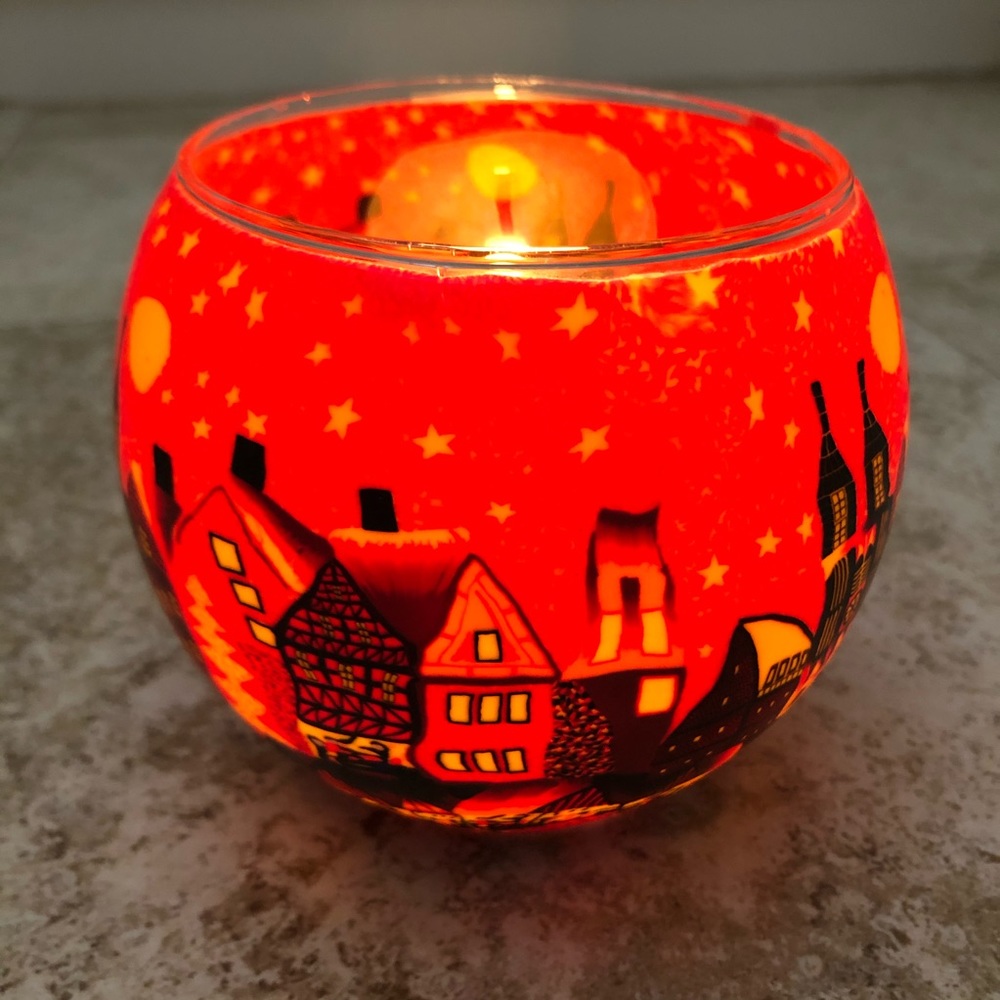 European glass candle holder - Picture 3 of 11